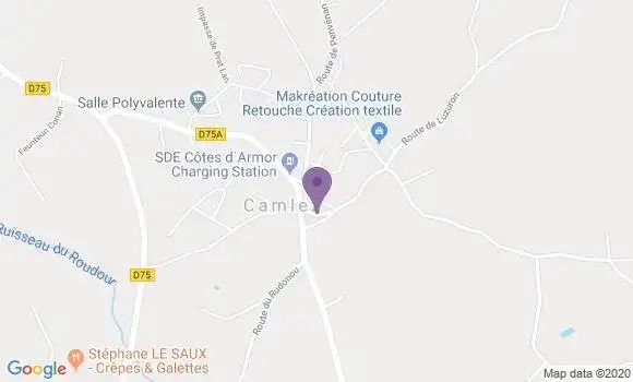 Localisation Camlez Bp - 22450