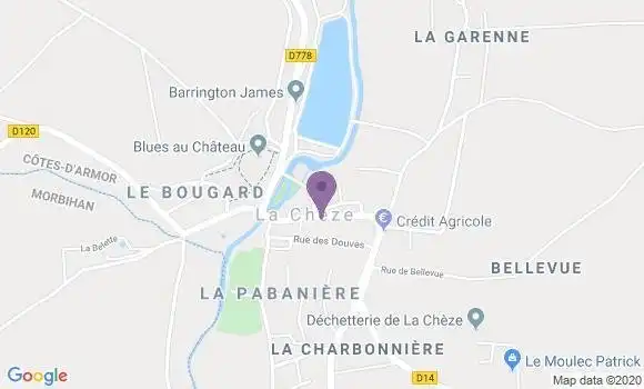 Localisation La Cheze Bp - 22210
