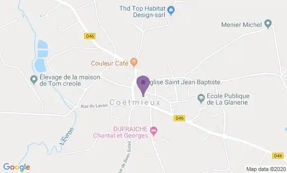 Localisation Coetmieux Ap - 22400