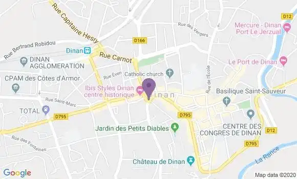 Localisation Dinan - 22100