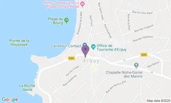 Localisation Erquy Bp - 22430