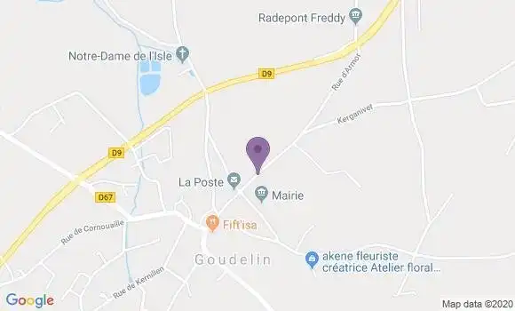 Localisation Goudelin Bp - 22290