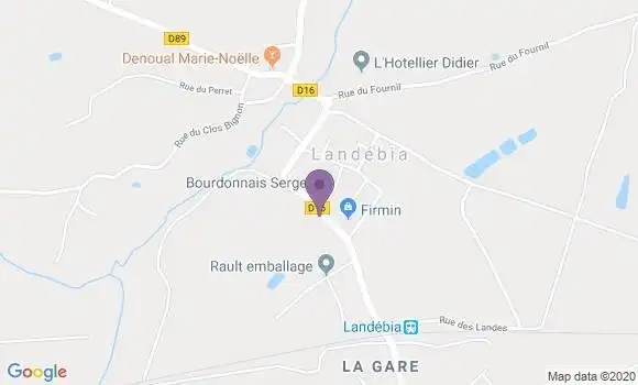 Localisation Landebia Ap - 22130