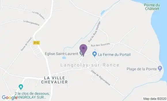 Localisation Langrolay sur Rance Bp - 22490