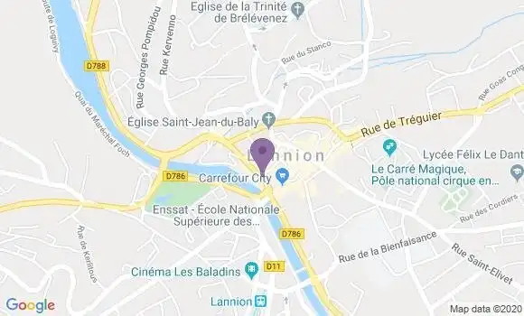 Localisation Lannion - 22300