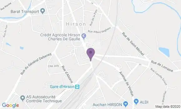 Localisation Hirson Ap - 02500
