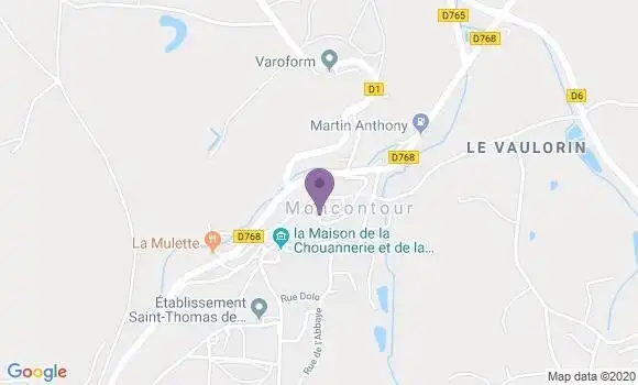 Localisation Moncontour de Bretagne Bp - 22510