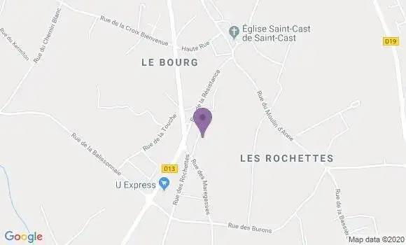 Localisation Notre Dame du Guildo Ap - 22380