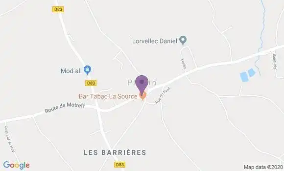 Localisation Paule Bp - 22340