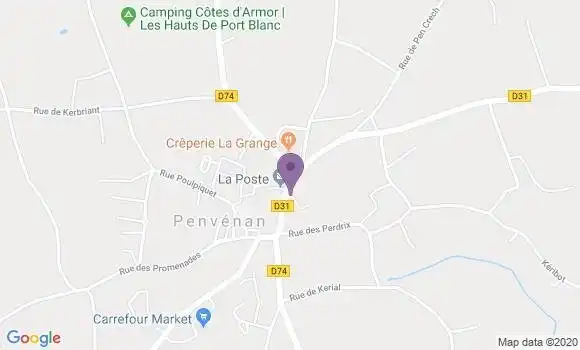 Localisation Penvenan - 22710