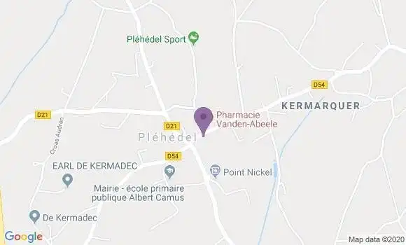 Localisation Plehedel Bp - 22290