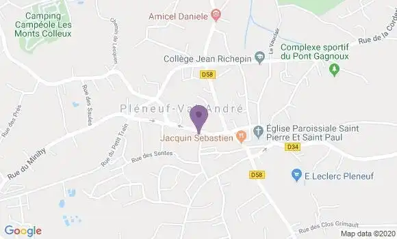 Localisation Pleneuf Val Andre - 22370