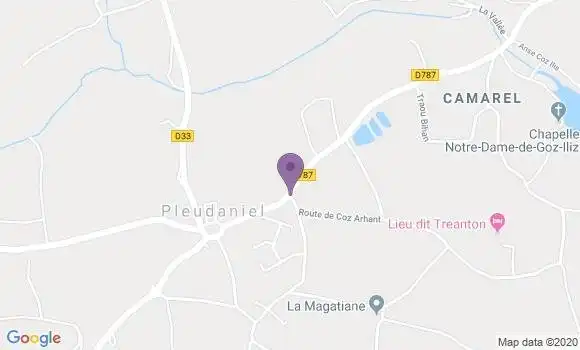 Localisation Pleudaniel Bp - 22740