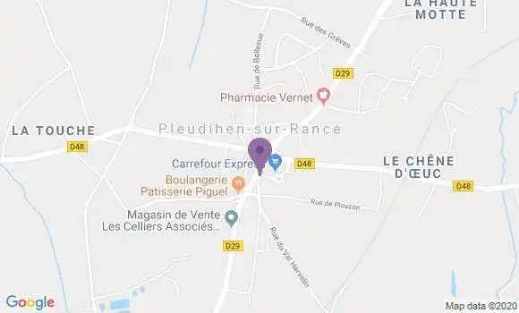 Localisation Pleudihen sur Rance Bp - 22690