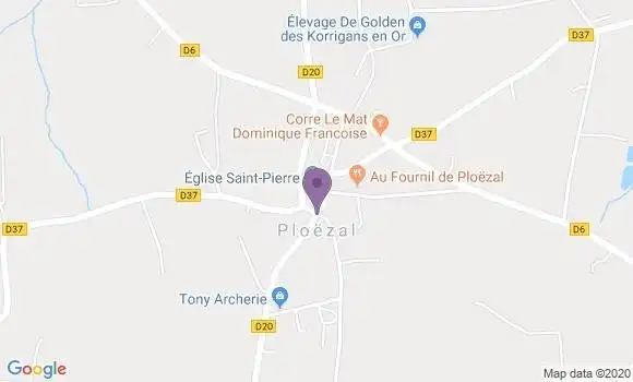 Localisation Ploezal Bp - 22260