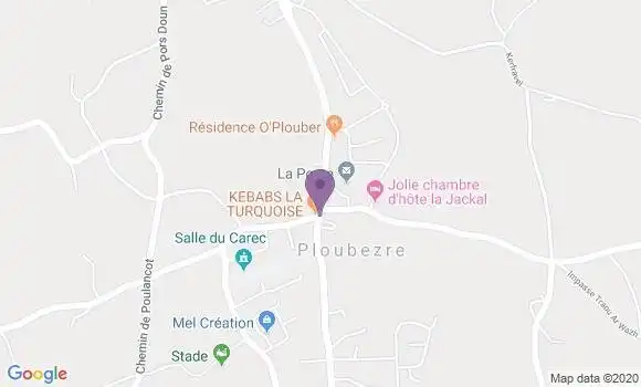 Localisation Ploubezre Bp - 22300