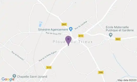 Localisation Plouec du Trieux Bp - 22260