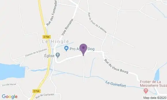 Localisation Plumaudan Ap - 22350
