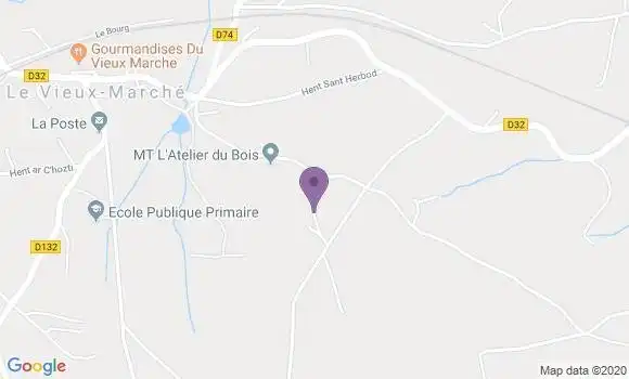 Localisation Pluzunet Bp - 22140