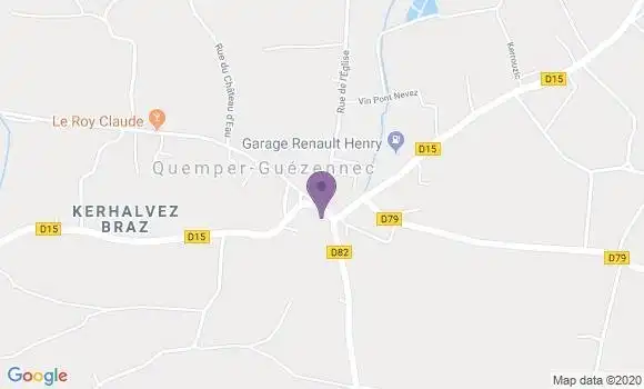 Localisation Quemper Guezennec Bp - 22260
