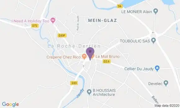 Localisation La Roche Derrien Bp - 22450