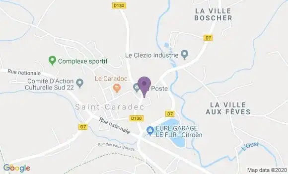 Localisation Saint Caradec Ap - 22600