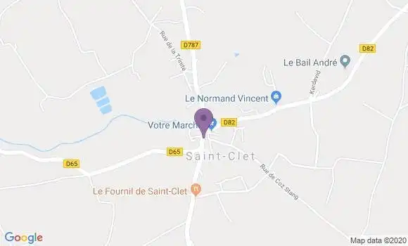 Localisation Saint Clet Bp - 22260