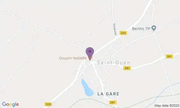 Localisation Saint Guen Ap - 22530