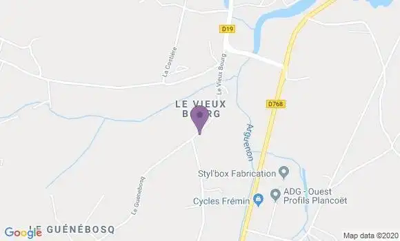 Localisation Saint Potan Ap - 22550