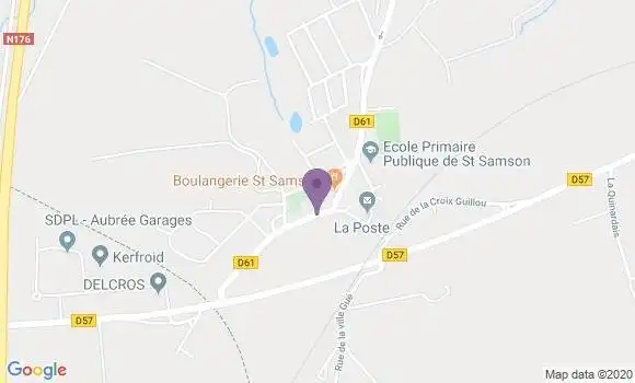 Localisation Saint Samson sur Rance Bp - 22100