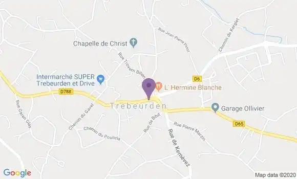 Localisation Trebeurden - 22560