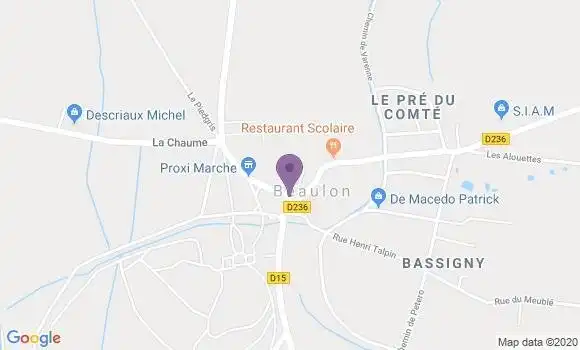 Localisation Beaulon - 03230