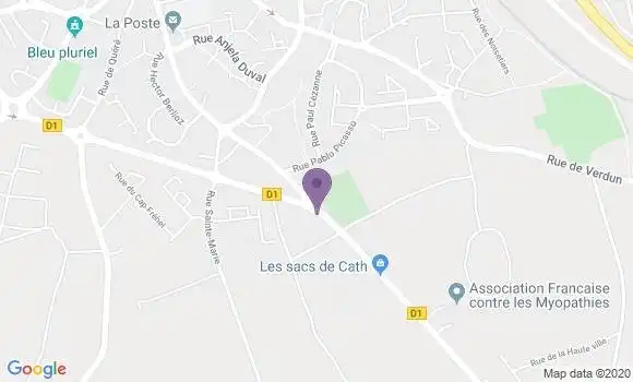 Localisation Tregueux Bp - 22950