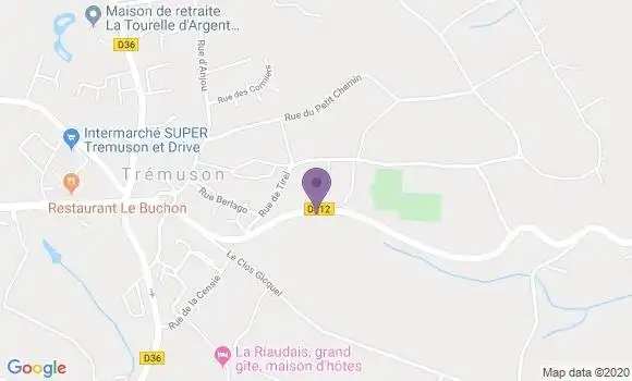 Localisation Tremuson Bp - 22440