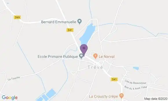 Localisation Treve Ap - 22600