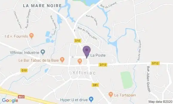 Localisation Yffiniac - 22120