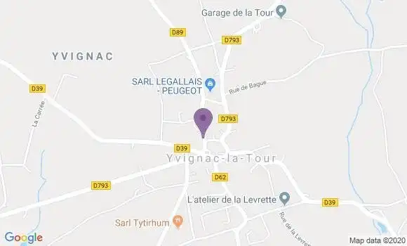 Localisation Yvignac la Tour Bp - 22350