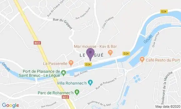 Localisation Plerin le Legue Bp - 22190