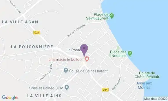 Localisation Saint Laurent de la Mer Bp - 22190