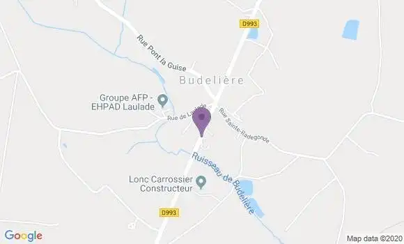 Localisation Budeliere Bp - 23170