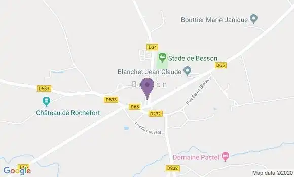 Localisation Besson Bp - 03210