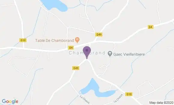 Localisation Chamborand Pp - 23240