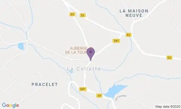 Localisation La Cellette Bp - 23350