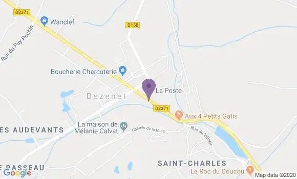 Localisation Bezenet Bp - 03170