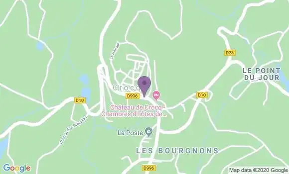 Localisation Crocq Bp - 23260
