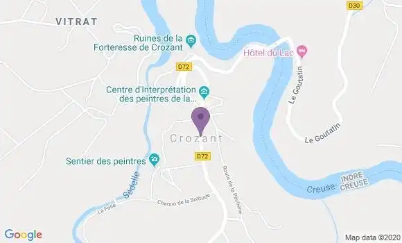 Localisation Fresselines Bp - 23450