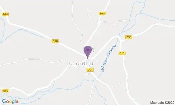 Localisation Janaillat Ap - 23250