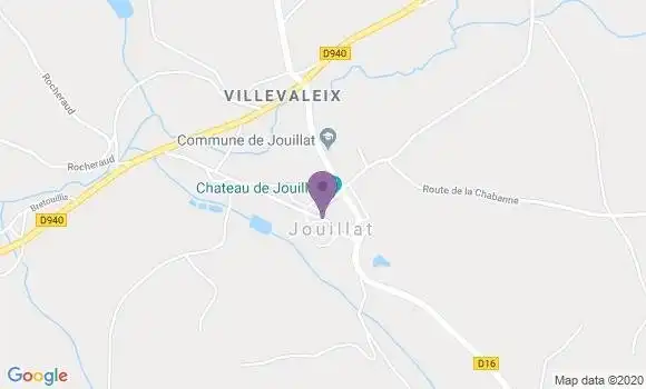 Localisation Jouillat Ap - 23220