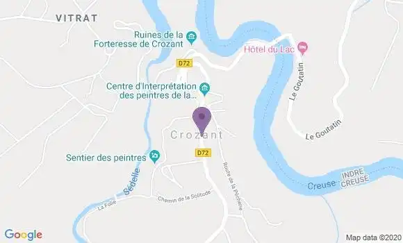 Localisation Lafat Bp - 23800