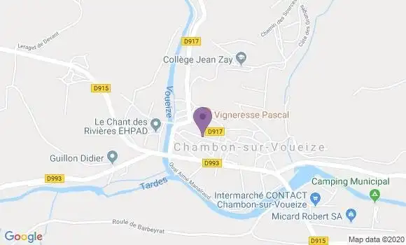 Localisation Lepaud Bp - 23170
